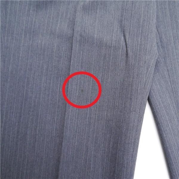 SAIKAYA サイカヤ 2つボタン シングルスーツ 袖口3つボタン BB8 XL ダークグレー 暗灰色 ストライプ ツータック 春秋冬 6ND066 | ブランド登録なし | 06