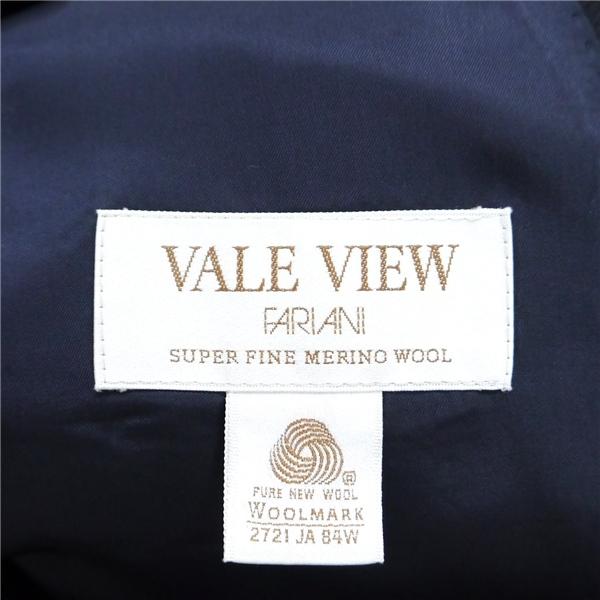 VALE VIEW FARIANI 2つボタン シングルスーツ AB6 L ダークグレー ストライプ ツータック アジャスター 春秋冬 BS022009-1 6ND078 | ブランド登録なし | 04