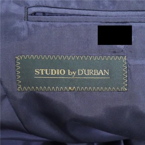 STUDIO by D'URBAN ダーバン 2つボタン シングルスーツ A4 S ダークネイビー ストライプ 春秋 合物 38110120-38-002 6ND079 | D'URBAN | 04
