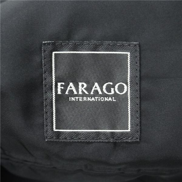 新同 美品 FARAGO 2パンツ 2つボタン シングルスーツ K6 XL ダークグレー シャドーストライプ アジャスター WASHABLE 春夏 6ND081 | ブランド登録なし | 04