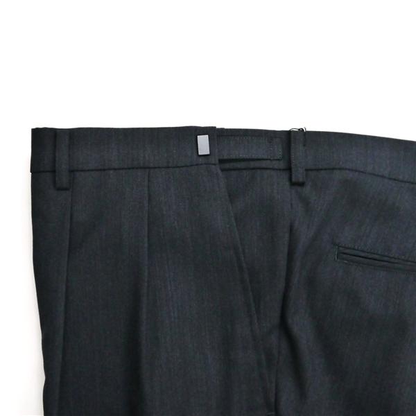 新同 美品 FARAGO 2パンツ 2つボタン シングルスーツ K6 XL ダークグレー シャドーストライプ アジャスター WASHABLE 春夏 6ND081 | ブランド登録なし | 05