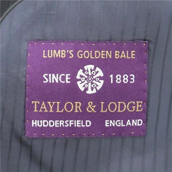 Savile Row セヴィルロウ TAYLOR&LODGE 2つボタン シングルスーツ AB7 L ダークグレー アジャスター 本切羽 春秋冬 A10S2968 6ND087 | ブランド登録なし | 05