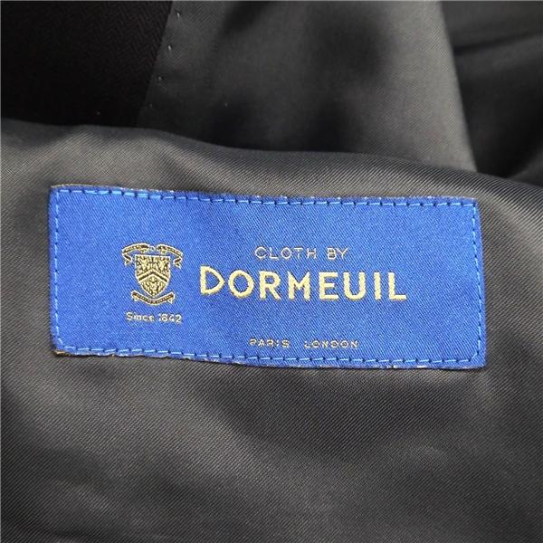 TOBU DORMEUIL 2つボタン シングルスーツ BB7 XL ブラック シャドーストライプ ツータック ゆったり 春秋冬 88565-874984 6ND106 | ブランド登録なし | 05