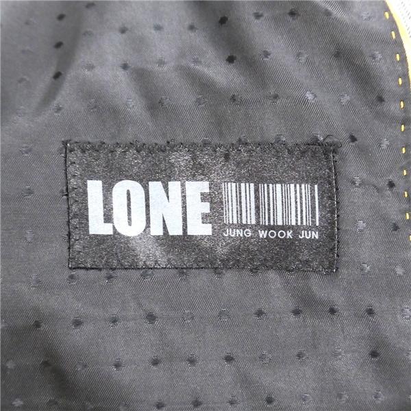 LONE ローン 1つボタン シングルスーツ 袖口4つボタン AB8 XL 光沢のあるグレー 灰色 ワンタック 春秋冬 LMHFSJ-032G 6ND111 | ブランド登録なし | 04