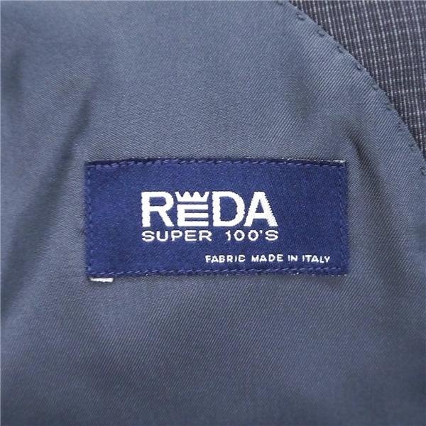 REDA 2つボタン シングルスーツ 袖口3つボタン A5 M ダークグレー 暗灰色 チェック ツータック 春秋 合物 VS12084 6ND112 | ブランド登録なし | 04