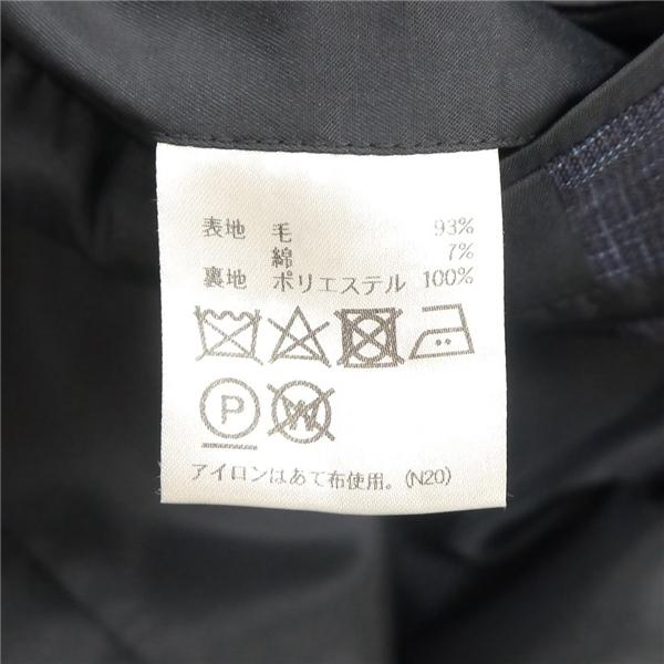 STUDIO by D'URBAN ダーバン GUABELLO 2つボタン シングルスーツ BB4 M ダークネイビー チェック 春秋冬 4009400254-38 6NE002 | D'URBAN | 03