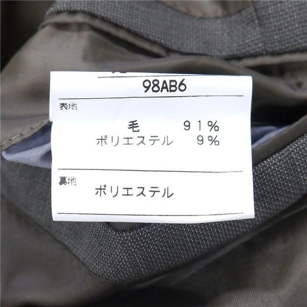 美品 ThamesPoint 2つボタン シングルスーツ 袖口3つ釦 AB6 L ベージュがかったグレー ツータック 春秋 合物 SJS04-617 6NE017 | ブランド登録なし | 03