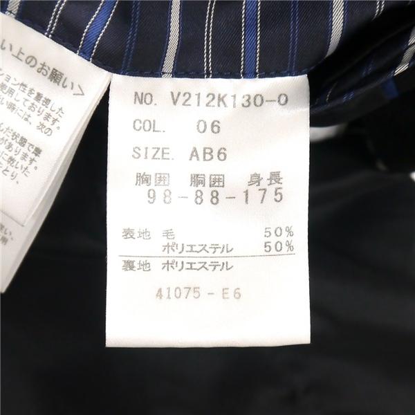 LES MUES Modern Classic 2つボタン シングルスーツ AB6 L ブラック 黒色 ノータック WASHABLE 春秋 合物 V212K130-0 6NE038 | ブランド登録なし | 03