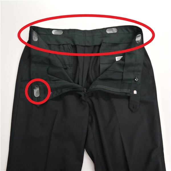 LES MUES Modern Classic 2つボタン シングルスーツ AB6 L ダークグレー ストライプ ノータック WASHABLE 春秋 合物 8221407 6NE039 | ブランド登録なし | 05