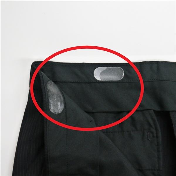 LES MUES Modern Classic 2つボタン シングルスーツ AB6 L ダークグレー ストライプ ノータック WASHABLE 春秋 合物 8221407 6NE039 | ブランド登録なし | 07