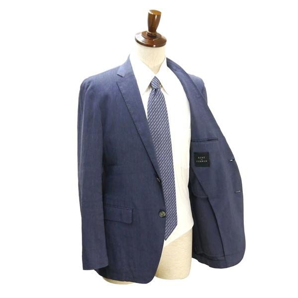 KENT AND CURWEN 2つボタン シングルスーツ BB6 L ブルーネイビー 青紺色 ノータック ゆったり 春夏 2106207005-37 6NE048 | ブランド登録なし | 01
