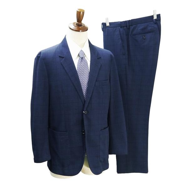 GARAGE オリヒカ 2つボタン シングルスーツ AB5 M ダークネイビー ウエストゴム仕様 ストレッチ WASHABLE 春夏 5HMN24R14 6NF012 | BURBERRY