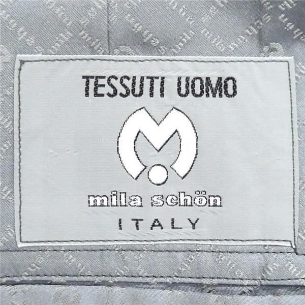 mila schon ミラショーン TESSUTI UOMO 2つボタン シングルスーツ 袖口3つボタン A5 M グレー 灰色 ワンタック 秋冬 6NF037 | ブランド登録なし | 03