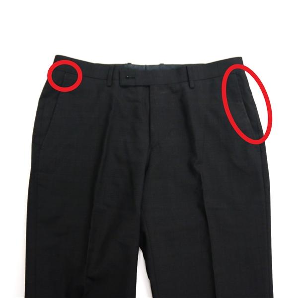 SEDUCTION de NICOLE 3ピース 2つボタン シングルスーツ Y8 XL ダークグレー チェック ノータック 本切羽 春秋冬 1726 6NF042 | ブランド登録なし | 07