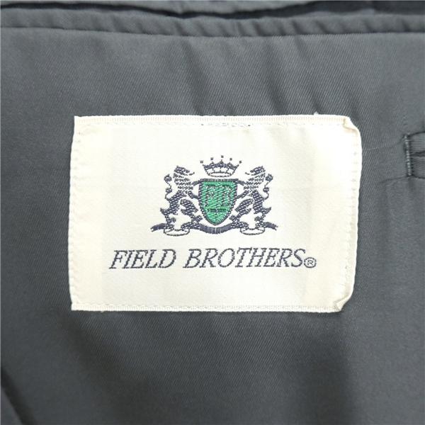 FIELD BROTHERS 2つボタン シングルスーツ 袖口4つボタン A3 S ダークグレー ストライプ ツータック 秋冬 C143A10F-D 6NF067 | ブランド登録なし | 04