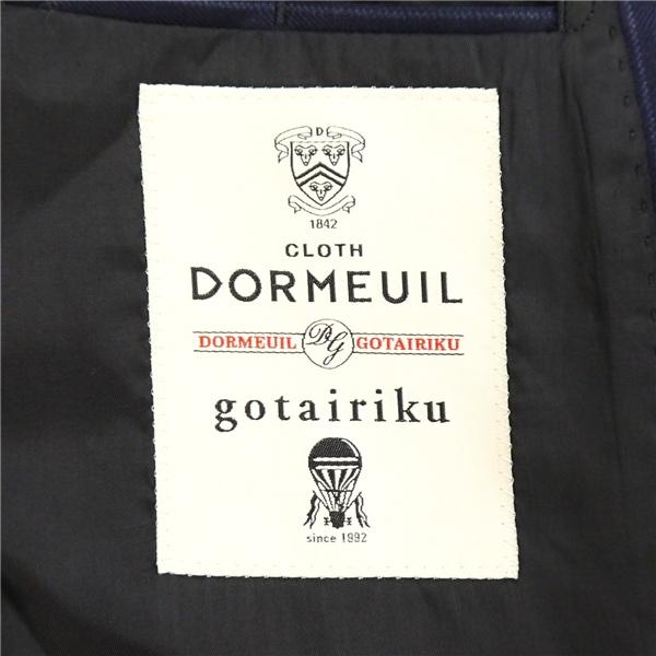 gotairiku 五大陸 DORMEUIL 2つボタン シングルスーツ AB5 M ダークネイビー ストライプ 春秋冬 0205 SR GO LW 0136 6NF104 | gotairiku | 04