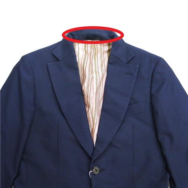 Measure Made ISETAN MEN’S 2つボタン シングルスーツ A3 S ダークネイビー チェック ノータック 春秋冬 88611-401318 6NF106 | ブランド登録なし | 03