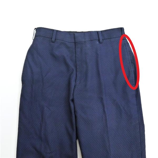 Measure Made ISETAN MEN’S 2つボタン シングルスーツ A3 S ダークネイビー チェック ノータック 春秋冬 88611-401318 6NF106 | ブランド登録なし | 05