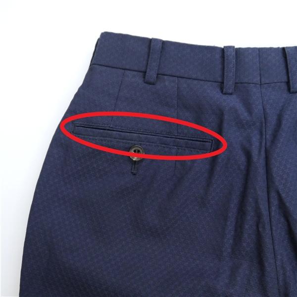 Measure Made ISETAN MEN’S 2つボタン シングルスーツ A3 S ダークネイビー チェック ノータック 春秋冬 88611-401318 6NF106 | ブランド登録なし | 08