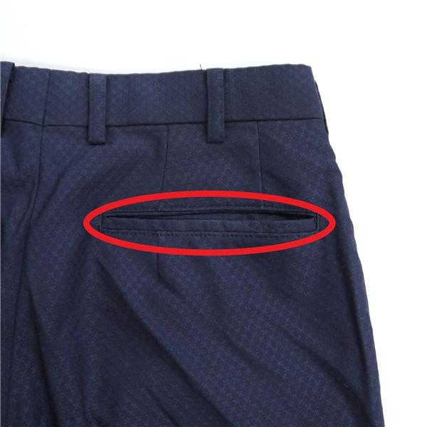 Measure Made ISETAN MEN’S 2つボタン シングルスーツ A3 S ダークネイビー チェック ノータック 春秋冬 88611-401318 6NF106 | ブランド登録なし | 09