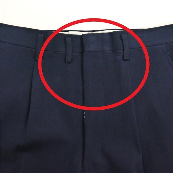2つボタン シングルスーツ 袖口3つボタン AB3 S ダークネイビー 濃紺色 ワンタック 春秋冬 6NF109 | ブランド登録なし | 05