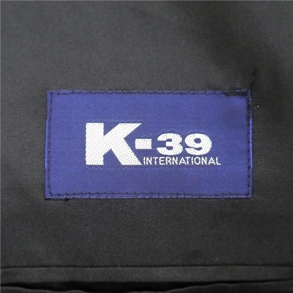 K-39 2つボタン シングルスーツ 袖口3つボタン AB3 S ダークグレー 暗灰色 ストライプ ツータック 春秋 合物 5127202 6NF129 | ブランド登録なし | 04