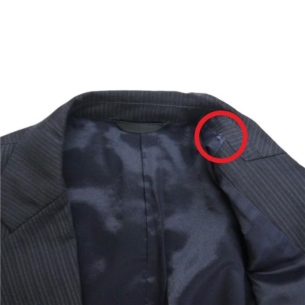 Estudio ダーバン 2パンツ 2つボタン シングルスーツ BB6 L ダークネイビー ストライプ ワンタック 春夏 80114441-39-54 6NF136 | D'URBAN | 06