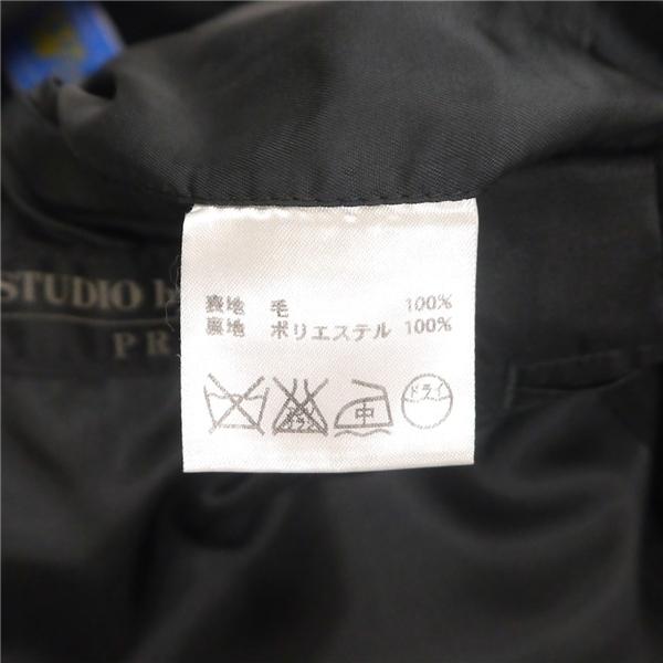 美品 STUDIO by D'URBAN PRIM ダーバン 2つボタン シングルスーツ AB6 L ダークグレー ストライプ 春秋冬 38810088-98 6NF143 | D'URBAN | 03