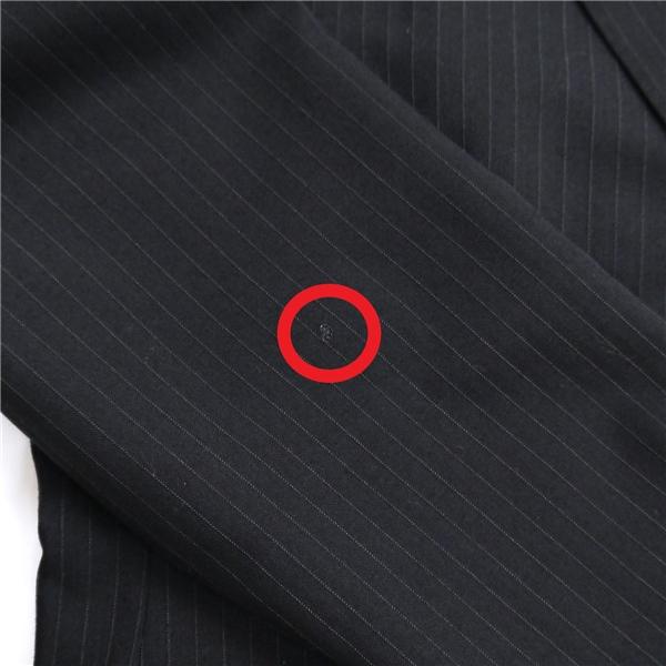 Qualita superare 2パンツ 2つボタン シングルスーツ AB5 M ダークグレー 暗灰色 ストライプ ワンタック 春夏 522B4054 6NF153 | ブランド登録なし | 06