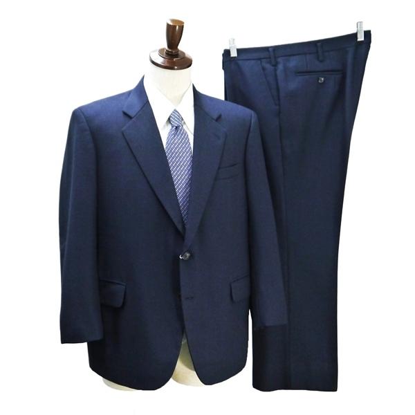 MASUYA マスヤ DORMEUIL 2つボタン シングルスーツ 袖口3つボタン BE4 L ダークネイビー 濃紺色 ワンタック 春秋冬 6NF177 | ブランド登録なし