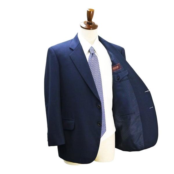 MASUYA マスヤ DORMEUIL 2つボタン シングルスーツ 袖口3つボタン BE4 L ダークネイビー 濃紺色 ワンタック 春秋冬 6NF177 | ブランド登録なし | 01
