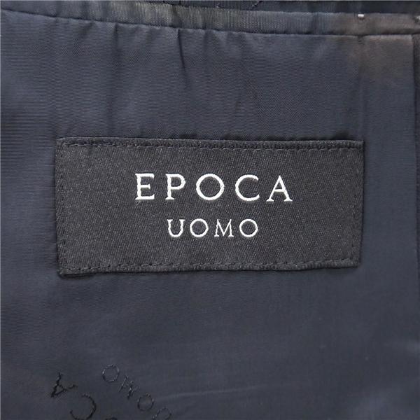 EPOCA UOMO 2つボタン シングルスーツ Y8 XL ダークグレー シャドーストライプ ノータック 春秋 合物 8VD31-209-09 6NF194 | ブランド登録なし | 04