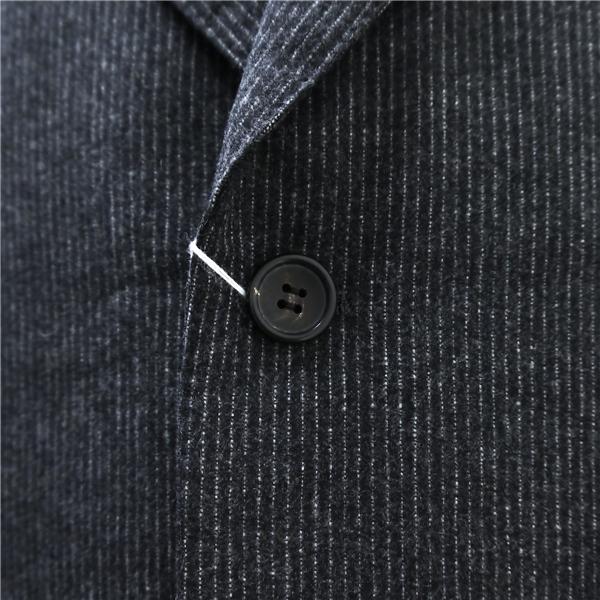 AUSTIN REED OF LONDON Luigi Botto 3ピース 3つボタン シングルスーツ BB7 XL ダークグレー ストライプ 秋冬 SO-35336 6NG011 | ブランド登録なし | 02