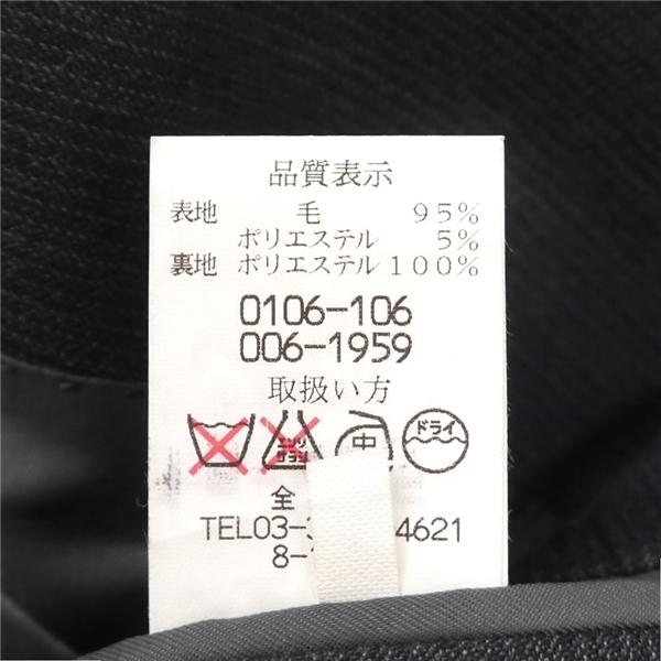VESSILLIERO 3つボタン シングルスーツ E8 XL ダークグレー 暗灰色 ストライプ ツータック ゆったり 春秋冬 619853 6NG018 | ブランド登録なし | 03