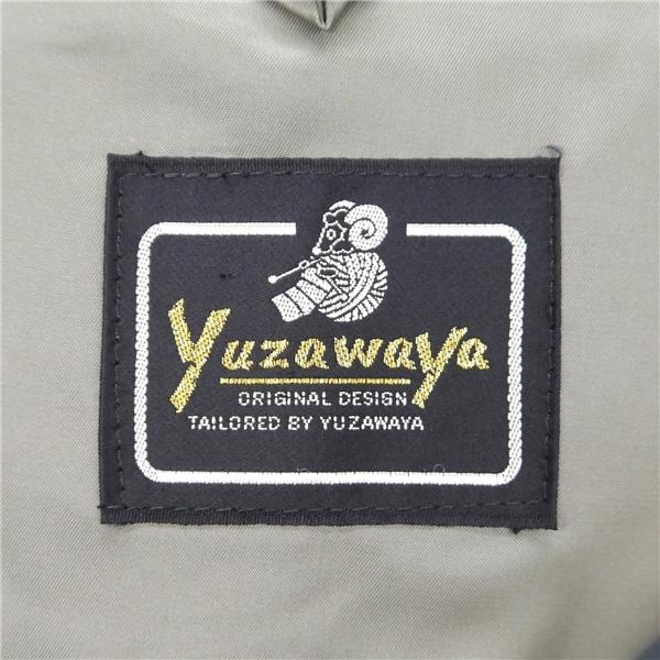 Yuzawaya 3ピース 2つボタン シングルスーツ 袖口3つボタン AB6 L 青みがかったグレー チェック ワンタック 春秋冬 6NG027 | ブランド登録なし | 04