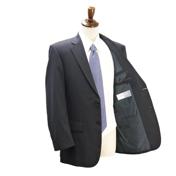 Nicola Gabriele FRANCO FERRARO UOMO 2パンツ 2つボタン シングルスーツ AB7 L ダークグレー ストライプ 春夏 3016 6NG056 | ブランド登録なし | 01