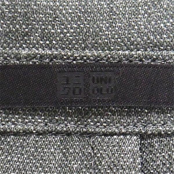 美品 UNIQLO ユニクロ 2つボタン シングルスーツ 袖口3つボタン BB8 XL グレー 灰色 ノータック 春夏 311-189569 6NG072 | ブランド登録なし | 03