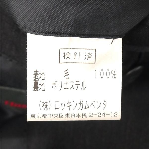 Hampton Valley 3つボタンシングル スーツ 袖口3つボタン Y8 L ダークグレー 暗灰色 無地 ワンタック 春秋冬対応 開き見せ 6NH050 | ブランド登録なし | 03