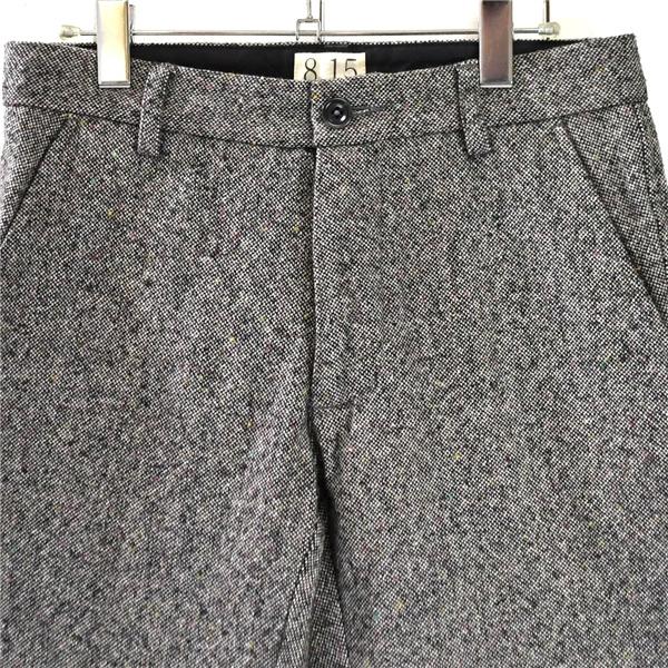 USA製 8.15 August Fifteenth オーガストフィフティーンス TALONジッパー ツイード スラックス パンツ 30 / S ダークグレー / 6TA001 | 8.15 AUGUST FIFTEENTH | 02