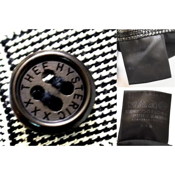 日本製 ヒステリックグラマー THEE HYSTERIC XXX ジィヒステリックトリプルエックス スラックス M / グレー グレンチェック / 6TA003 | THEE HYSTERIC XXX | 05