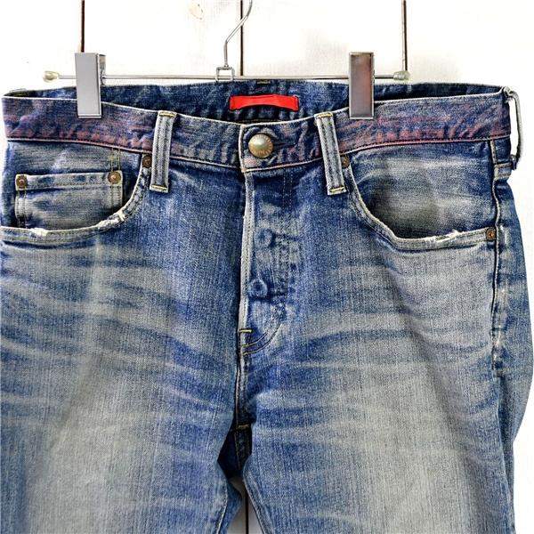 日本製 RED CARD TOKYO レッドカード ボタンフライ デニム パンツ ジーンズ ジーパン W30 / S ブルー ゲストリスト 71898 / 6TA004 | RED CARD TOKYO | 02