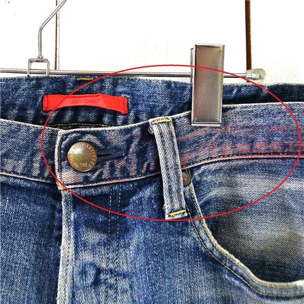 日本製 RED CARD TOKYO レッドカード ボタンフライ デニム パンツ ジーンズ ジーパン W30 / S ブルー ゲストリスト 71898 / 6TA004 | RED CARD TOKYO | 06