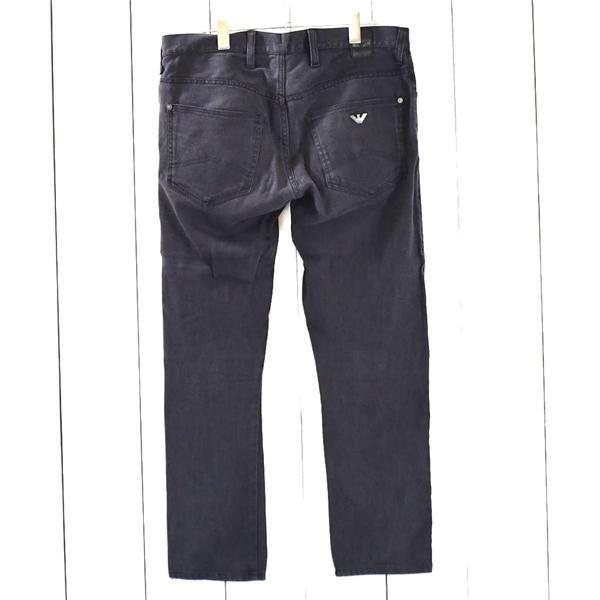 ARMANI JEANS アルマーニジーンズ AJ パンツ ソフトデニム 32 / M ブラック イーグルロゴ J10 Extra Slim J103LC6 / 6TA005 | ARMANI JEANS | 01