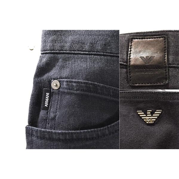 ARMANI JEANS アルマーニジーンズ AJ パンツ ソフトデニム 32 / M ブラック イーグルロゴ J10 Extra Slim J103LC6 / 6TA005 | ARMANI JEANS | 05
