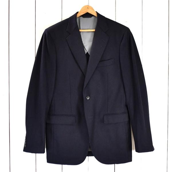 麻布テーラー azabu tailor JET CRUISE 2つボタン シングル ジャケット 046A / L ブラック 袖口4つ釦 秋冬対応 O213ZA12 / 6TA008 | 麻布テーラー