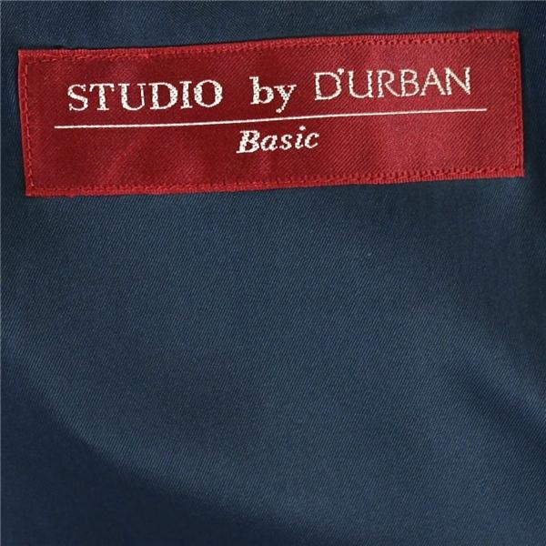 ダーバン STUDIO by D'URBAN 4つボタン ダブル ジャケット 90A4 / M ダークネイビー 袖口3つ釦 春夏秋対応 37623351 / 6TA009 | D'URBAN | 03
