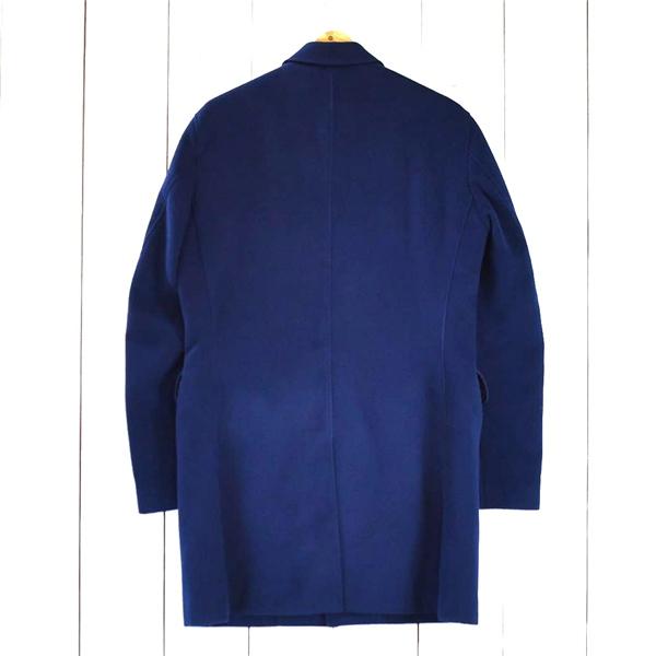 ビームス BEAMS 3つボタン シングル チェスターコート L ダークネイビー 袖口2つ釦 本切羽 秋冬対応 556-187 / 6TA011 | BEAMS | 02