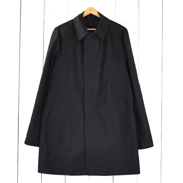 P.S.FA パーフェクトスーツファクトリー 比翼仕立て 5つボタンシングル ステンカラーコート XL ブラック 秋冬対応 NC72640209 / 6TA012 | Perfect Suit FActory