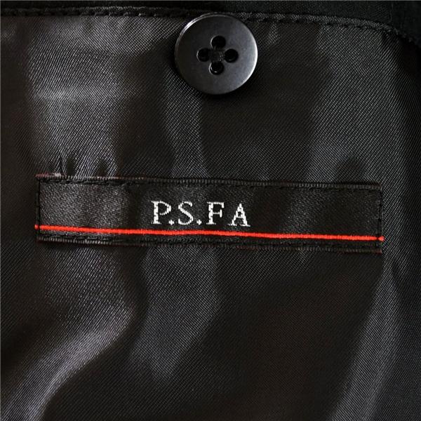 P.S.FA パーフェクトスーツファクトリー 比翼仕立て 5つボタンシングル ステンカラーコート XL ブラック 秋冬対応 NC72640209 / 6TA012 | Perfect Suit FActory | 04