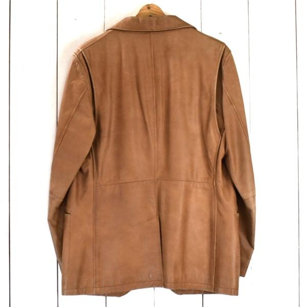 ユナイテッドアローズ UNITED ARROWS BLUE LABEL 3つボタン シングル レザージャケット L ブラウン 1222-204-0570 / 6TA013 | UNITED ARROWS BLUE LABEL | 02